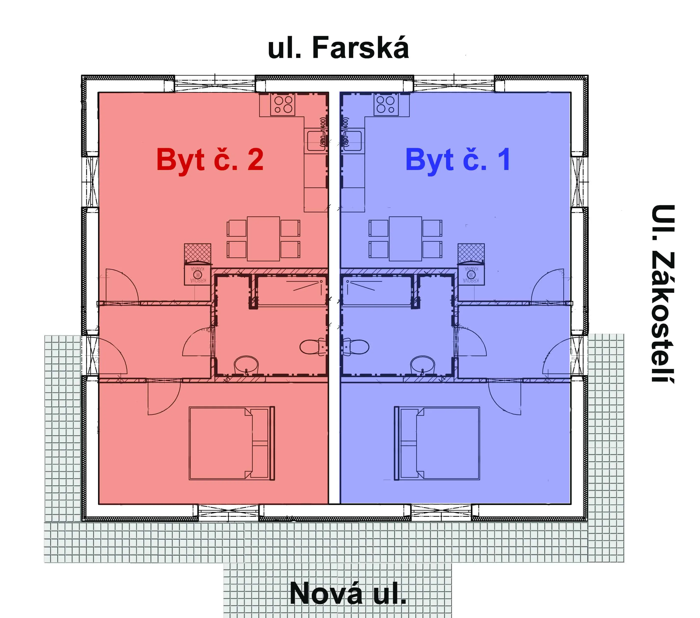 Bytovka Zakostelí - 2018